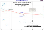 Cook's Track through the Eastern Taumotu Archipelago, 3 - 5 April 1769