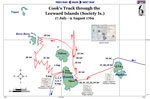 Cook's Track through the Leeward Society Islands, 17 July - 9 August 1769