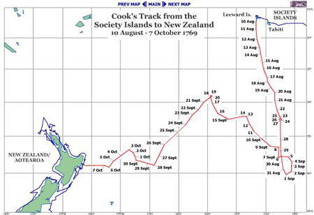 Map of the Leeward Islands